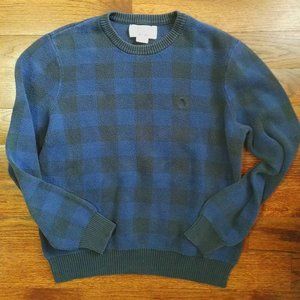 Original Penguin Men's Plaid Sweater with Monogram